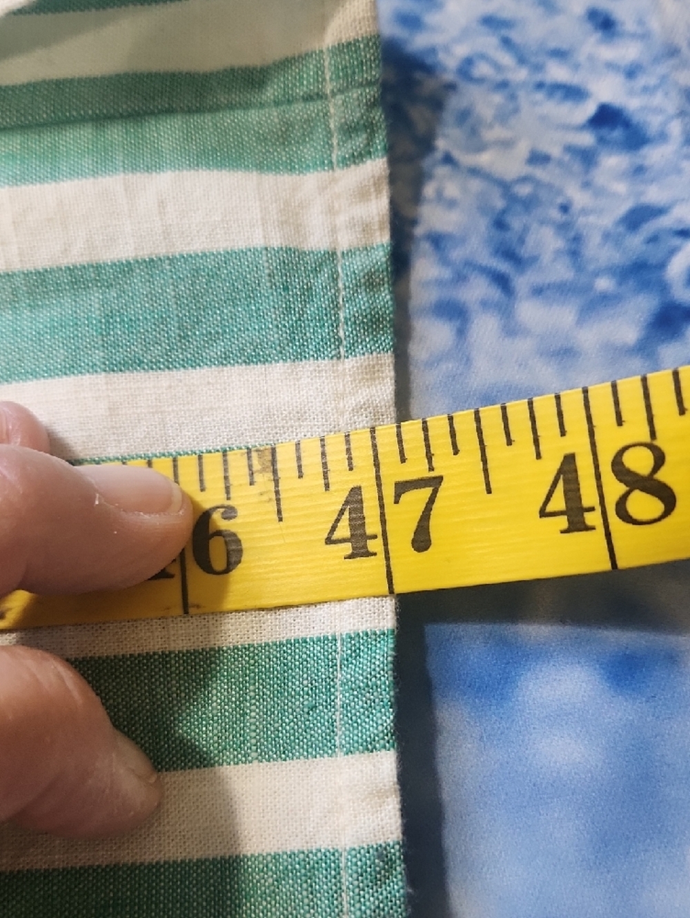 Green and White Striped Maxi Dress - Picture 11 of 11